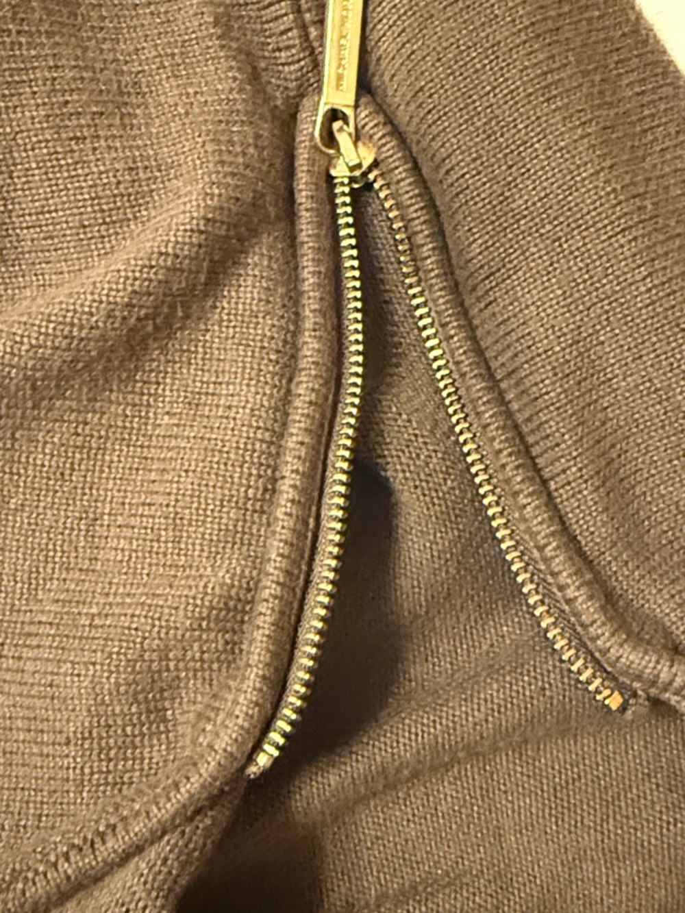 Michael Kors Olive Crewneck Long Sleeve Knit Top - Picture 8 of 10